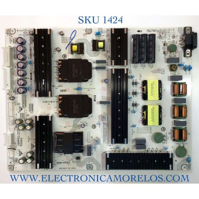 FUENTE DE PODER PARA TV HISENSE QLED / NUMERO DE PARTE 281017 / RSAG7.820.10084/ROH / HLL-4070WH / CQC16134139053 / PANEL HD650X6U21-T1L3\S0\FJ\GM\ROH / DISPLAY T650QVN07.6 / MODELO 65U8G 65U6FUA